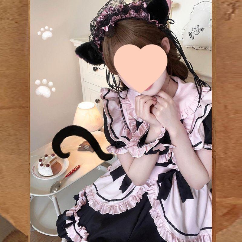Meow Bell's Maid Cosplay Lolita Dress Set - Cute Japanese Female Boss Costume
