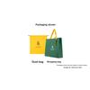 Goyard Bourbon Y Monogram Canvas And Calfskin Zip Card Holder Women Accessories Yellow BOURBOPMLTY-08CL08P