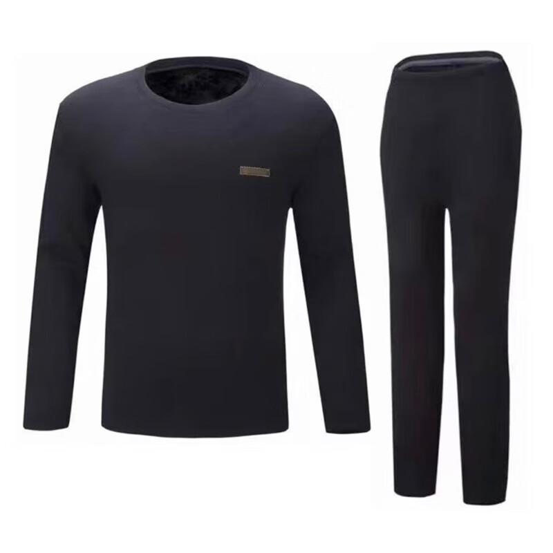 Men s Fleece-lined Thermal Underwear Set 3XL