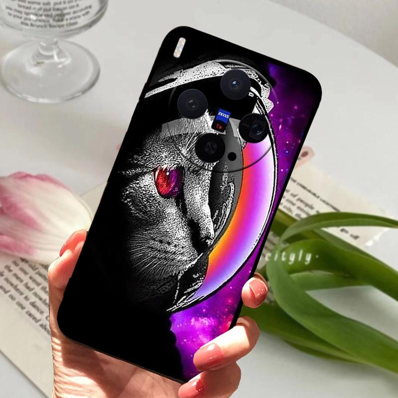 Für Vivo X300 Hülle Coole Löwen Wolf Tiere Malerei Abdeckung Für VIVOX300 V2509A Handyhülle Kamera Schutz Fundas Anti-Drop