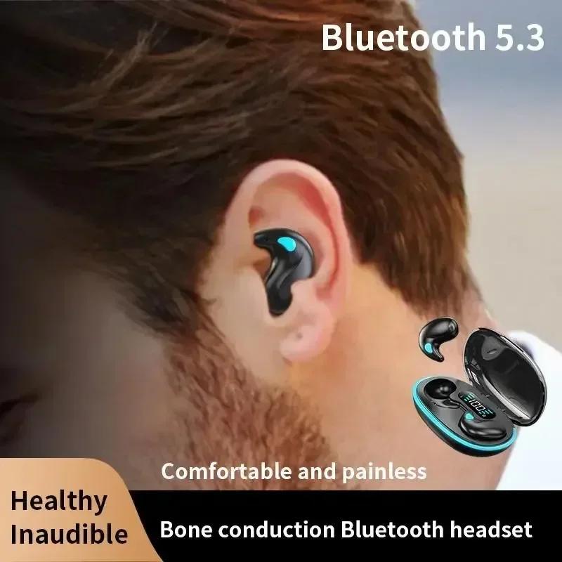 NEW X55 Wireless Sleep Earphone Noise Reduction Invisible Earphone Sleeping Headset Bluetooth Sport Headphones Earbuds