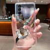 Für Samsung Galaxy M13 Handyhülle Klar Luxuriös Ästhetisch Schmetterling Blume Weiches TPU Silikon Rückseite Für Samsung M 13 4G Capa