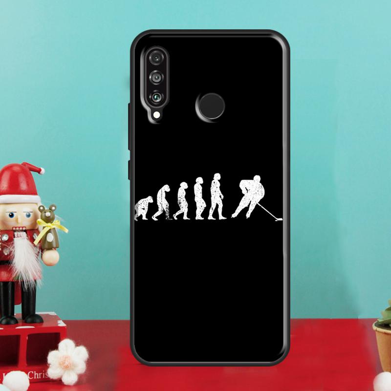 Ice Hockey Player For Huawei Nova 10 9 SE 12i 12s 11i 8i Y90 Y60 Y70 Y72 Y73 Y61 Y91 P30 P40 Lite P60 Pro Case