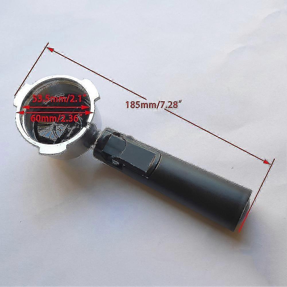 51mm Bottomless Coffee Reusable Filters Portafilter For Homix Holder 60mm 15-20bar For Espresso Cof - DD