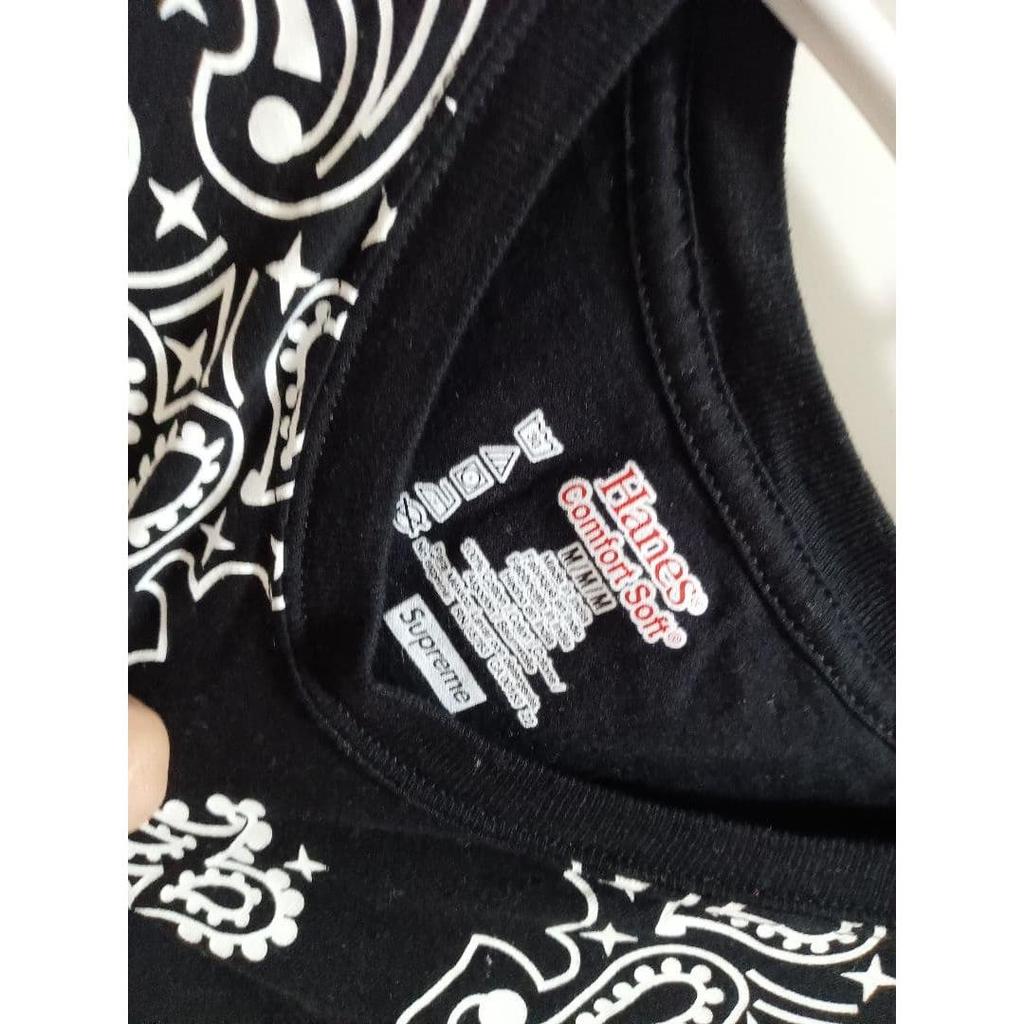 Used Supreme Hanes/Supreme Hanes Bandana T-shirt
