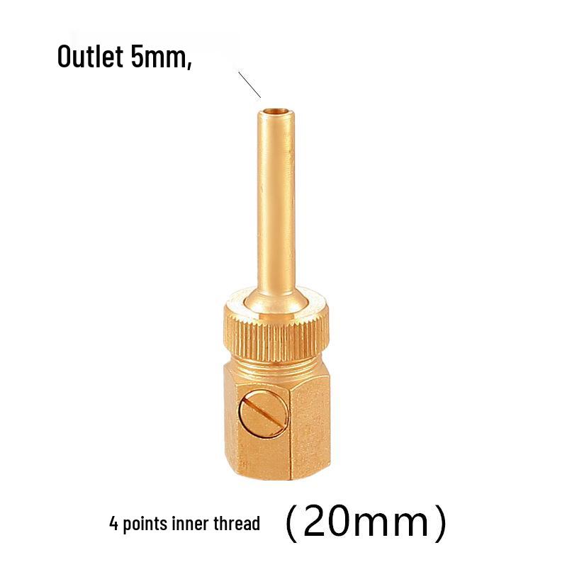 All-Copper Adjustable DC Nozzle Pond & Rockery Fountain Set with Valve.