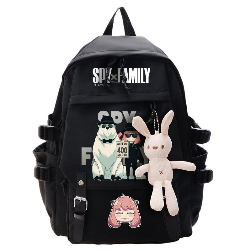 Spy X Family Spy Play House Peripheral Student School Bag Large Capacity Backpack Outdoor Travel Bag