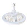 Smart Ceiling Fan 10'' 3-Blade with Remote Control, E27 Converter Base 3 Wind Speed, Dimmable LED Light Kit for Home