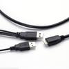 USB 3.0 A auf Micro B Adapterkabel USB 2.0 Stromversorgungskabel für Festplatten-SSD