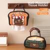 Reusable Hanging Tissue Bag Cartoon Tissue Storage Holder Convenient Portable Tissue Cover  Kitchen