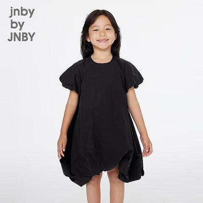 JNBY Girls' Summer Casual A-Line T-shirt Dress