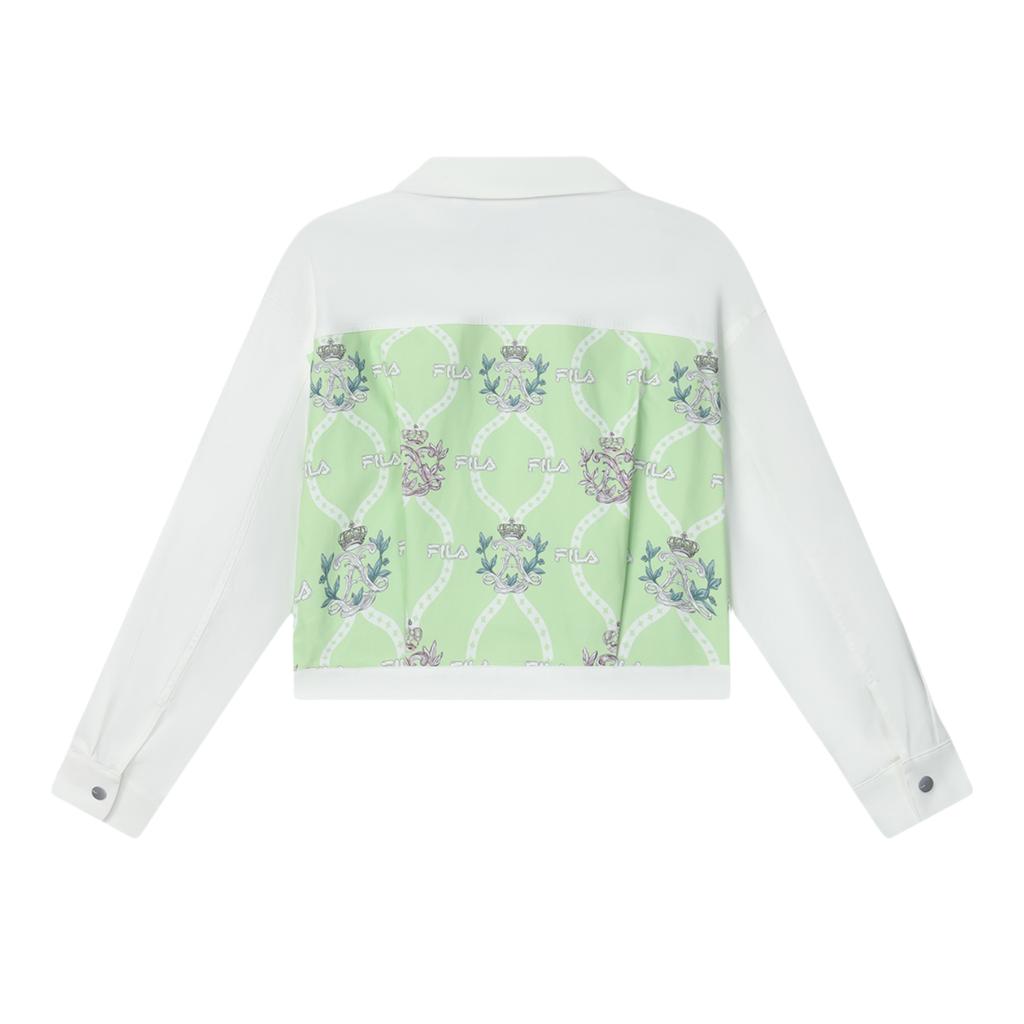 New FILA Jackets Women's Sun White F11W428709FWT