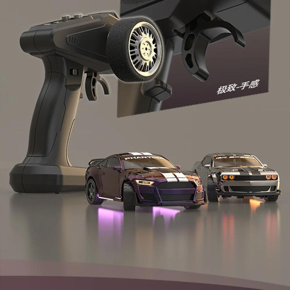 1:43 Rc Drift Remote Control Car High Speed Desktop Mini Simulation For Mustang GT Four Wheel Drive Half Proportional Rem