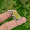 Daughters Day Sale 925 Silver Natural Stichtite Wedding Bezel Trendy New Pendant