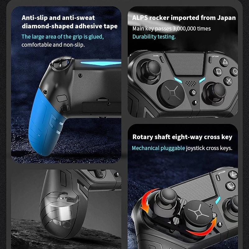 PS4 Gamepad Silicone Grip Module Somatosensory Vibration PC Mobile Phone SteamPS4 Elite Game Console