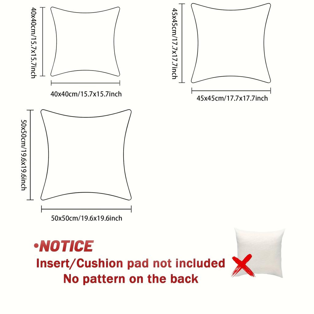 1pc 2D Printed Cute Bunny And Chick Pillowcase, Featuring a Single-Sided Print Design, Zipper Closure, Machine Washable, Without Internal Filling