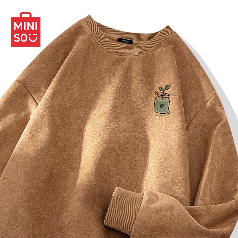

MINISO Unisex Heavyweight Suede Pullover Sweatshirt 3XL