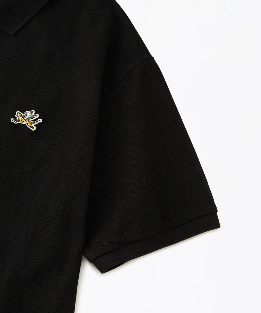 OUTSTANDING Mighty Tiger Pk Collar Tee_Black