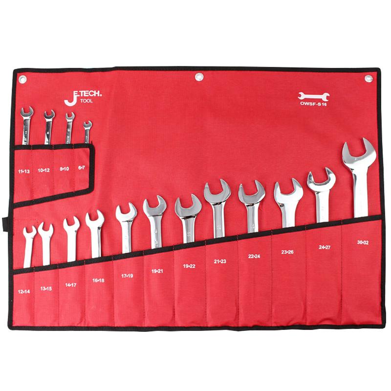 JETECH OWSF-S16 Double Open-End Wrench Set