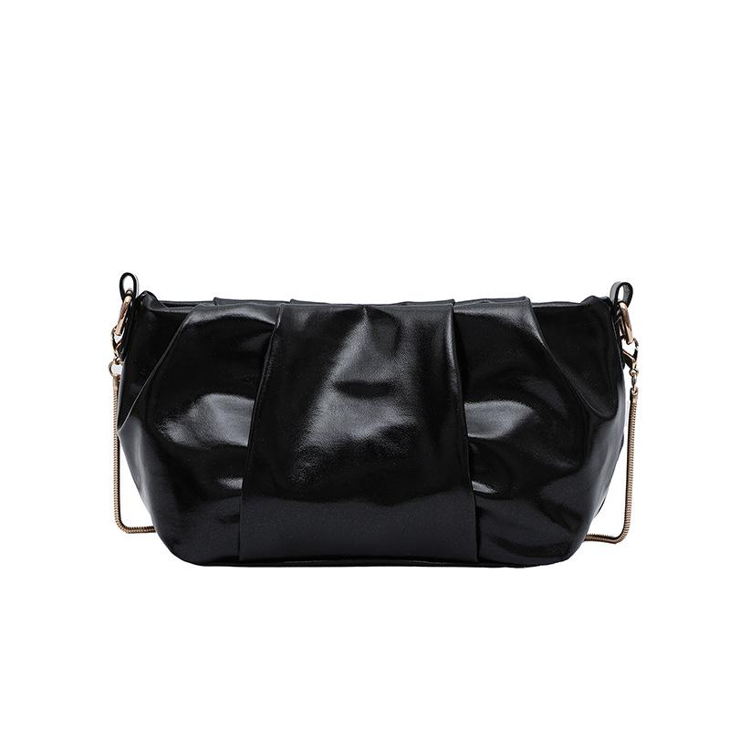

Dinner bag high-end niche gold bag women s new versatile chain messenger bag shoulder bag underarm bag чёрный
