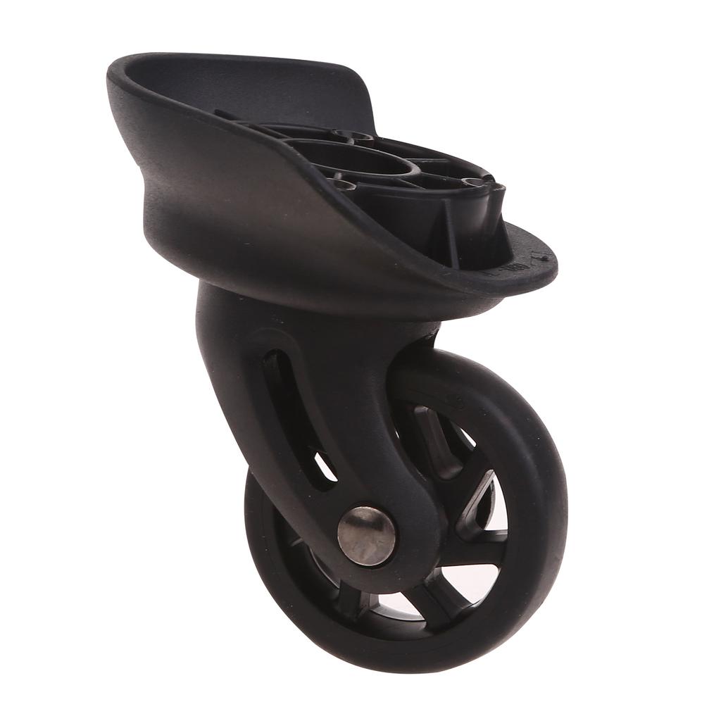 2Pcs Trolley Casters Replacement Heavy Duty for Luggage Box Suitcase 360 Degree Swivel Kit Single Row Silent Wheel