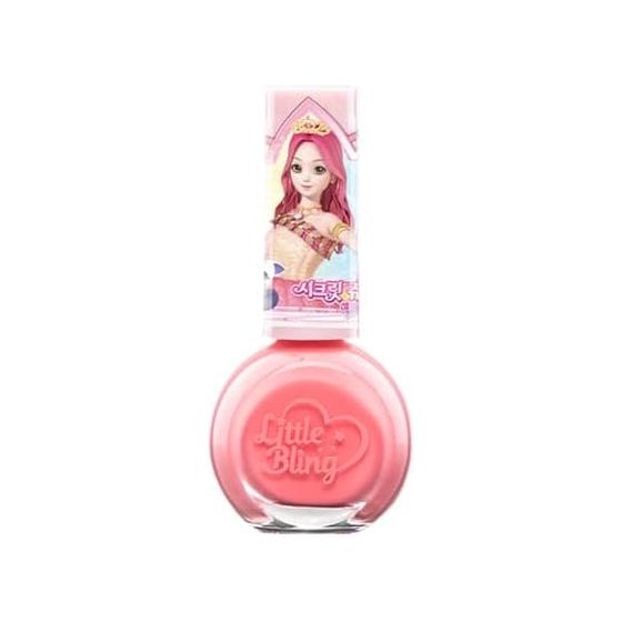 Little Bling Jewelry Водный лак для ногтей #Date Pink Secret Jouju Детский лак для ногтей Снимаемый маникюр Водный лак для ногтей Принцесса Подарок для детей от 4 лет