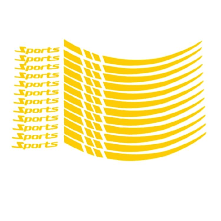 Bicycles Night Reflective Safety Decoration Strips Wheel Rims Reflective Stickers Cycling Reflector Easy to Install