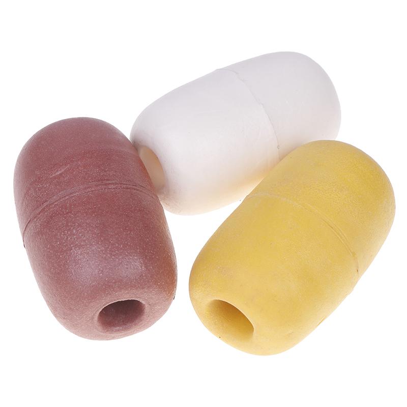 2Pcs 7*11Cm Oval Fishing Net Buoy Float Deep Water Foam Float Crab Pot Marker Drift Anchor Rope Floating Buoy For Fishing Tackle
