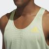 adidas Gradient Striped Logo Tank Top Men Tops Carbon-Black HK5635