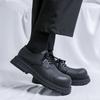 Classic Derby Men's Shoes Minimalist Designer Style Leisure Daily Business Office Height Increasing Thick Soled Shoes