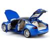1/32 Tesla Model S 100D SUV Toy Car Model Diecast Alloy Metal Miniature Sound & Light Pull Back 1:32 Collection Gift For Boy Kid