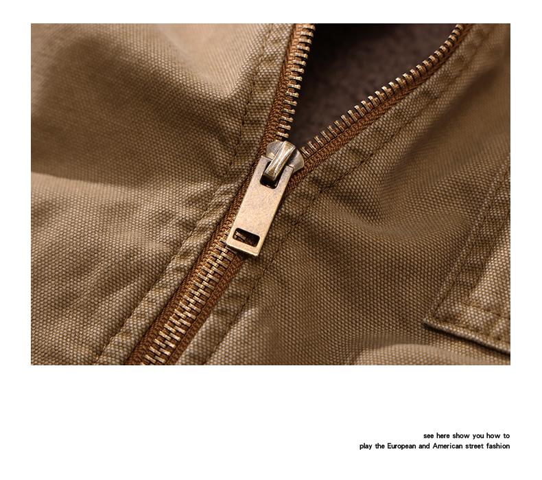 Men's Retro Casual Lambswool Jacket 2025 - Thickened Winter Workwear for Spring/Fall