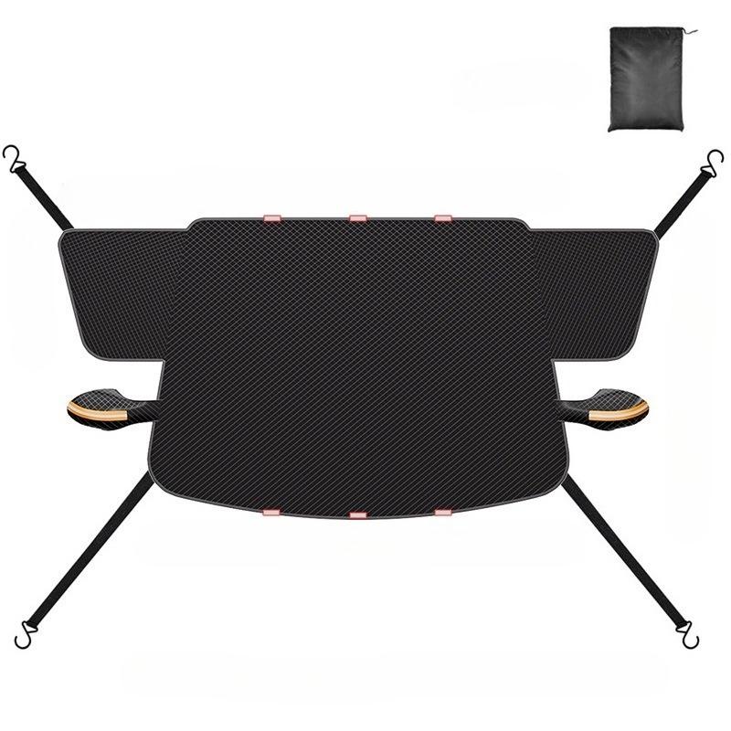 1Pc Car Snow Shield, Front Windshield, Glass Visor, Thickened Magnetic Snow Cover, Antifreeze Half Cover, Car Coat