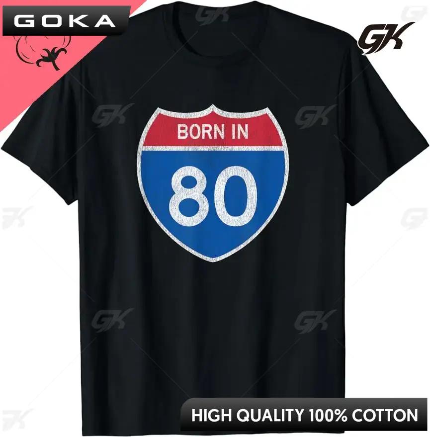 Herren Vintage 46 Jahre Klassisches T-Shirt Bestes Geburtstagsgeschenk Sommer 46 Jahre Klassisch 1980 Limitierte Auflage Individuell Bedrucktes T-Shirt