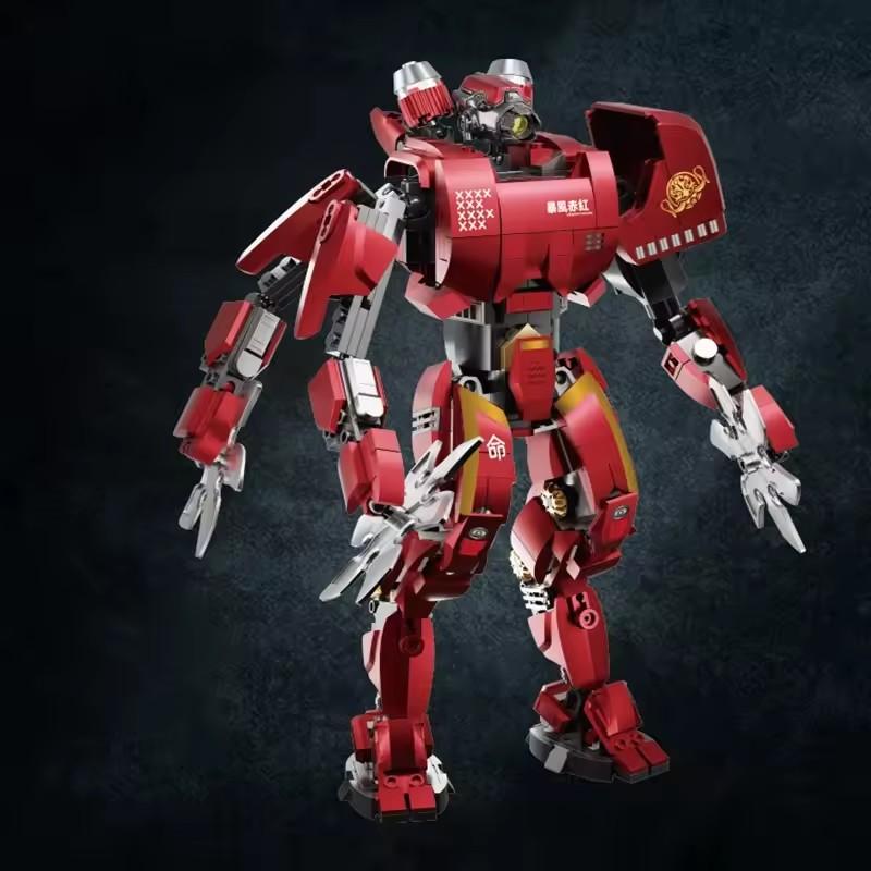 Detské stavebnice mecha stavebnice deformačný robot mecha divízny model montáž detská montážna hračka darček