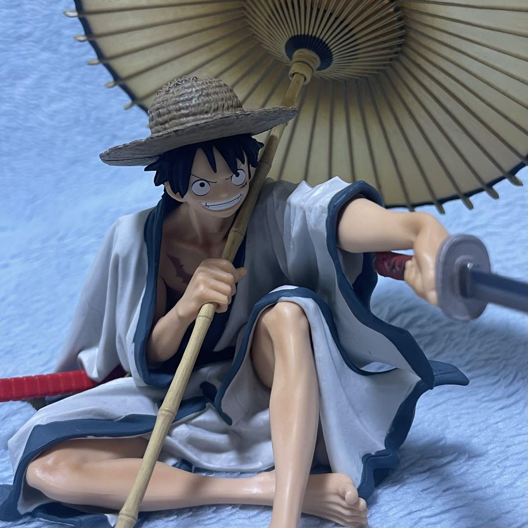 

[USED] One Piece BWFC Sculpting King Summit Battle 2 vol.6 Luffy in Japanese Clothing/Japanese Umbrella