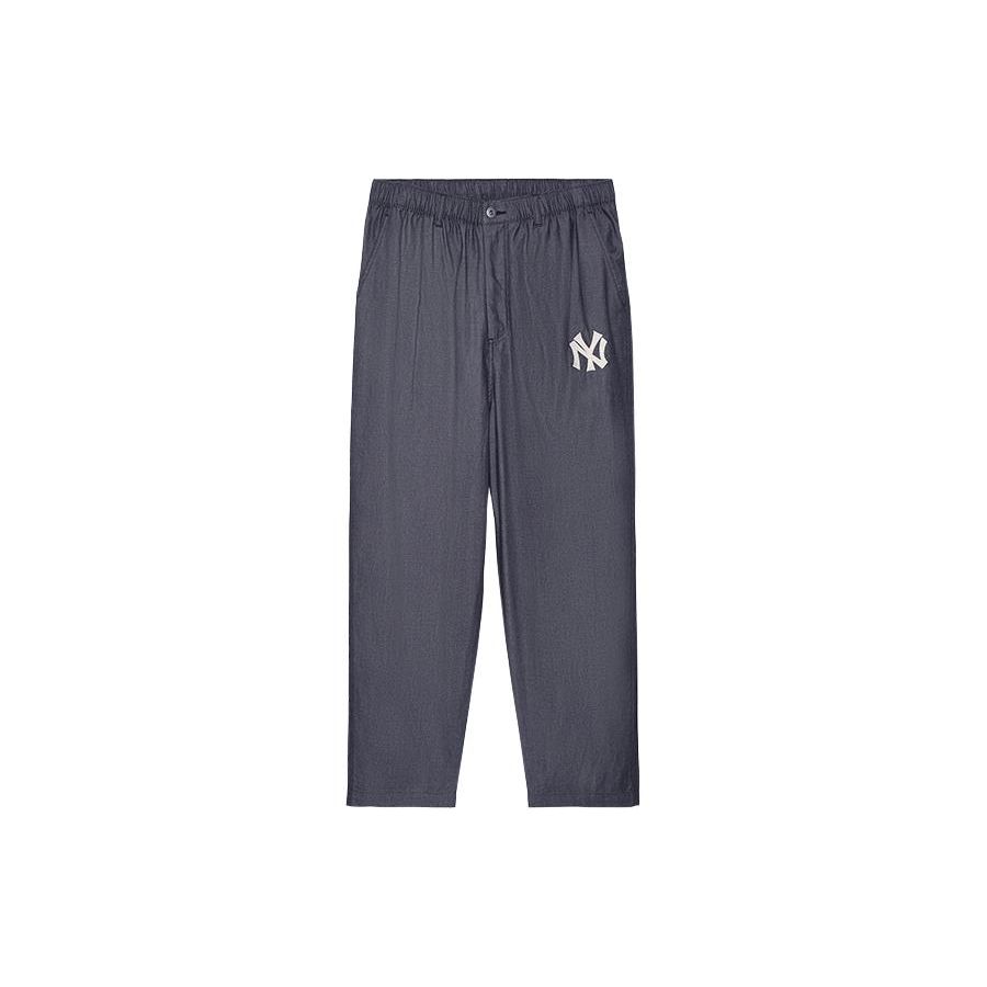 New Era MLB New York Yankees Woven Breathable Straight Leg Casual Pants Unisex bottoms Black 14187315