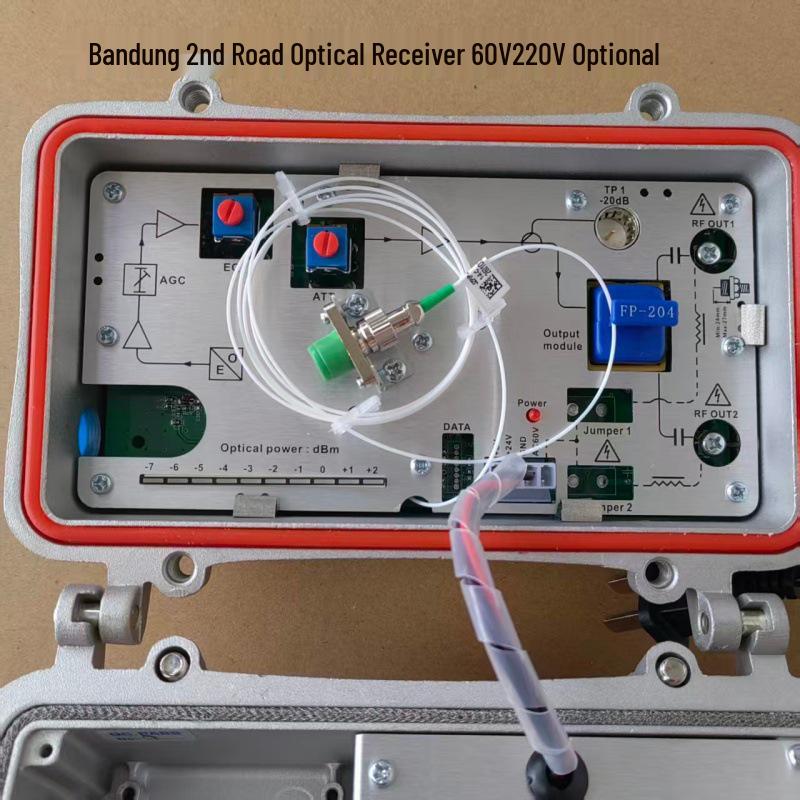 

Outdoor 860MHz Two-Way Cable TV Optical Receiver for Fiber Optic Communication Two-Way Optical Receiver 220V