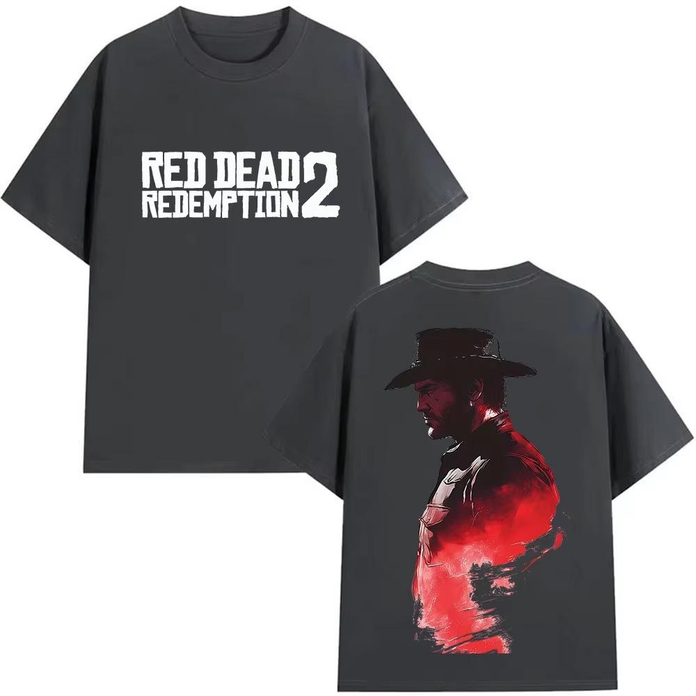 The Great Wilderness Redemption 2 Printed Product Tshirt 2025 Summer Printed Pure Cotton Fashionable Casual Tshirt