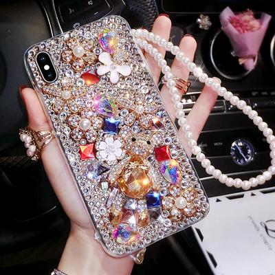 Bling Jewelled Rhinestone Crystal Diamond Phone Case For Samsung S22 S21 S20 S10 S9 Plus A12 A22 A32 A52 A72  A50 A70/iphone 14 13 11 12 Pro max/Redmi