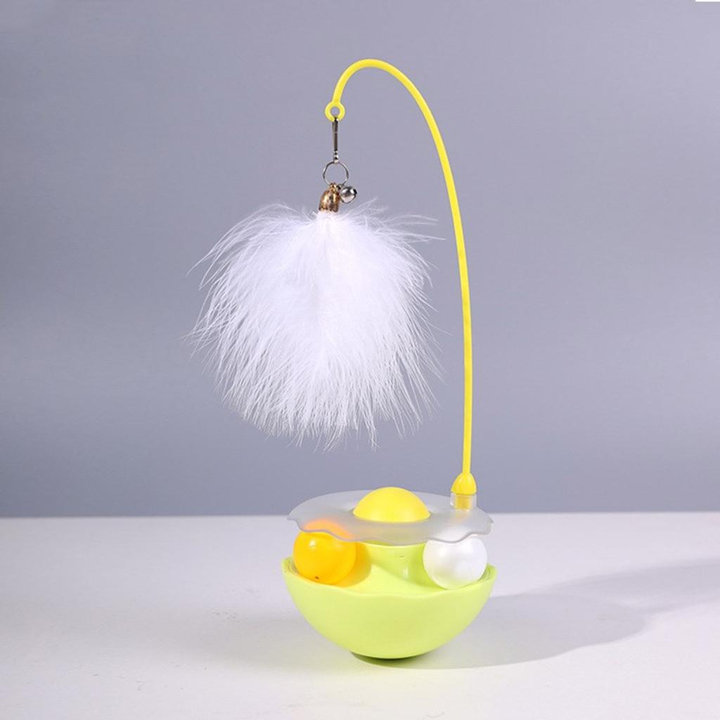 Wobbler Wand Cats Toy Funny Teasing Detachable Funny Exercise Teaser Toy for Felines with Wobble Detachable Wand