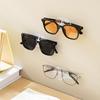 Wall-Mounted Glasses Display Rack: Anti-Pressure Shelf for Bathroom or Bedside Sunglasses Storage