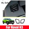 For Great Wall Haval H3 X-DOG 2024 2025  Carbon Fiber Car Center Control Panel Steering Wheel Trim Sticker Accessories