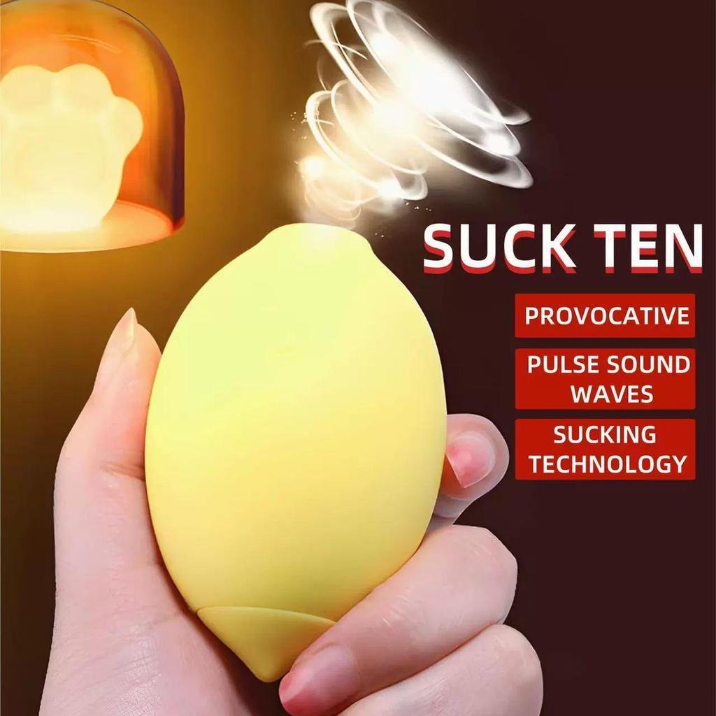 Lemon Vibrator: Powerful Clitoral Suction & Licking, Portable Female Masturbator for Instant Orgasm - Hot Selling Adult Toy