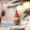 Färgglada Jul Snögubbe Dekorationer Akryl Julgranshänge Högtidssäsong
