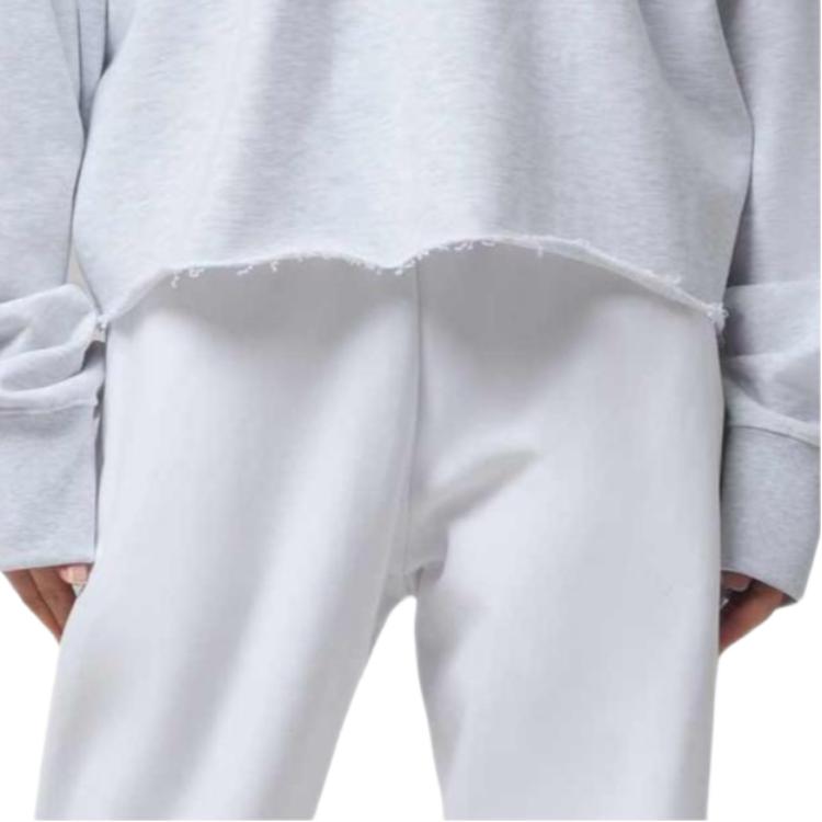 We11done Solid Color Straight Leg Pocket Casual Pants Women pants White WD-TA0-21-513-W