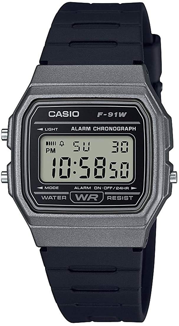 

Часы Casio F-91, Кварцевые часы, Унисекс, Дешевые Casio, Металлический серый (ВМ-1Б), Водонепроницаемый