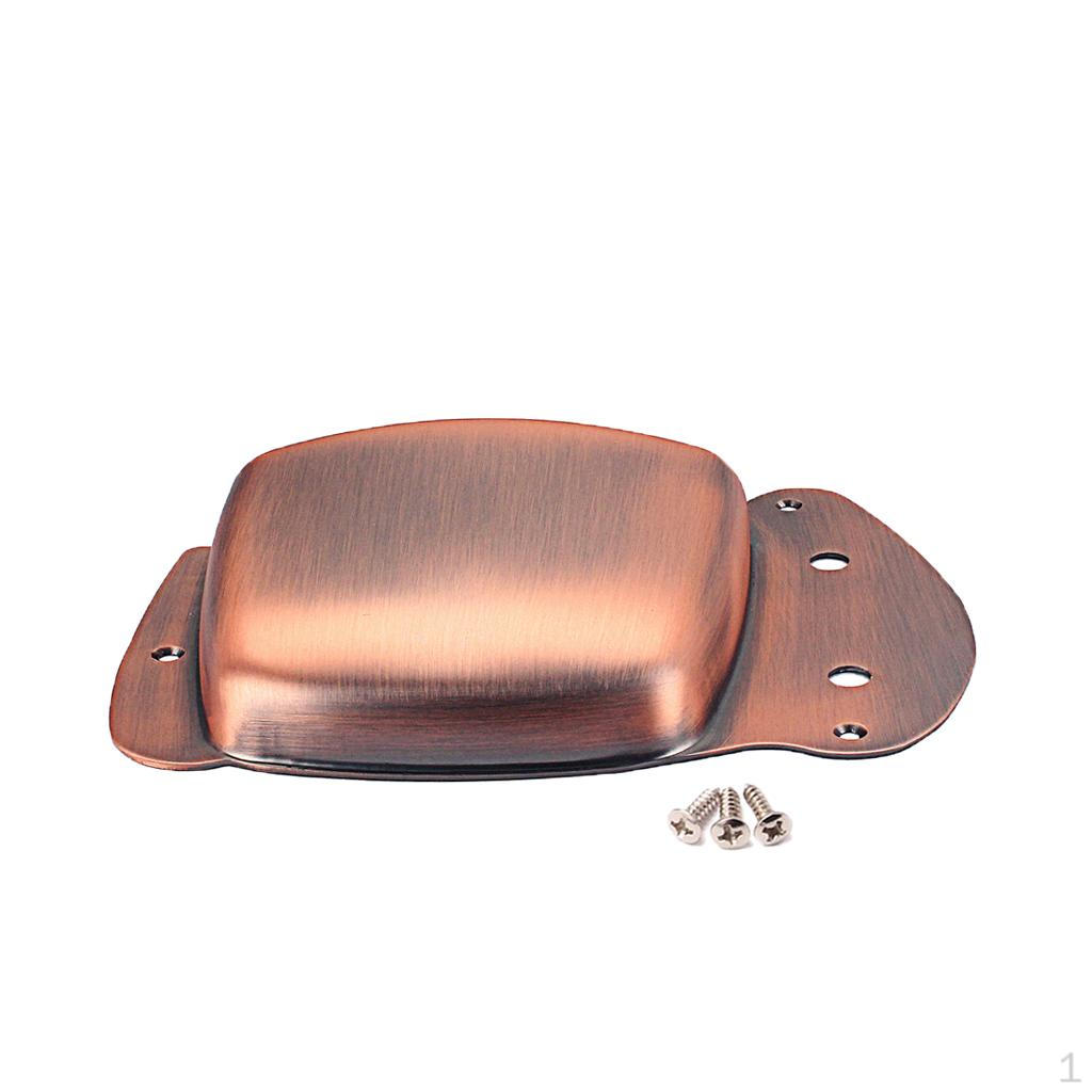 Cheap Electric Bass Bridge Cover Red Bronze for Accessory Joom