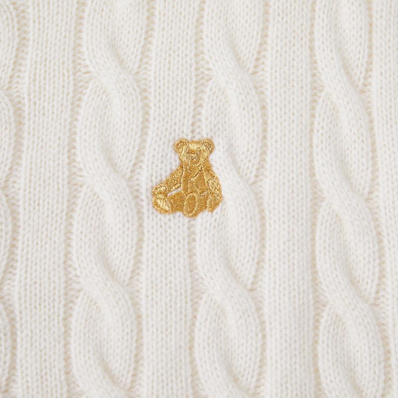 Teenie Weenie Women's Bear Cartoon Knit Cardigan