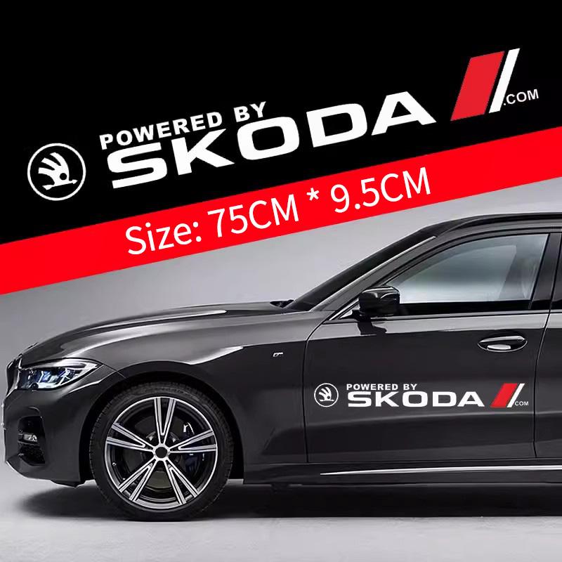Mhwql6 Styling auta Boční strana dveří Dekorace oken Samolepky Pro Skoda Rapid Fabia 1 2 Octavia 2 A7 A5 A4 Yeti Superb 3 A5 VII